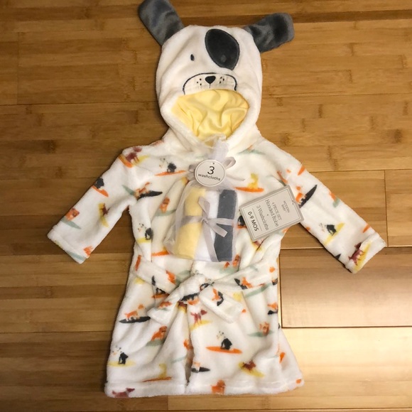 Baby Bath Robe 🐶 - Picture 1 of 4